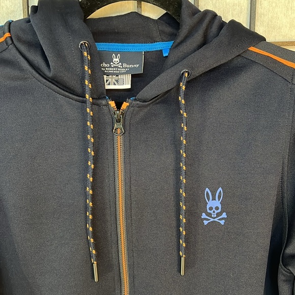 NWOT Psycho Bunny  Royalton Knit Track Jacket - Picture 4 of 11